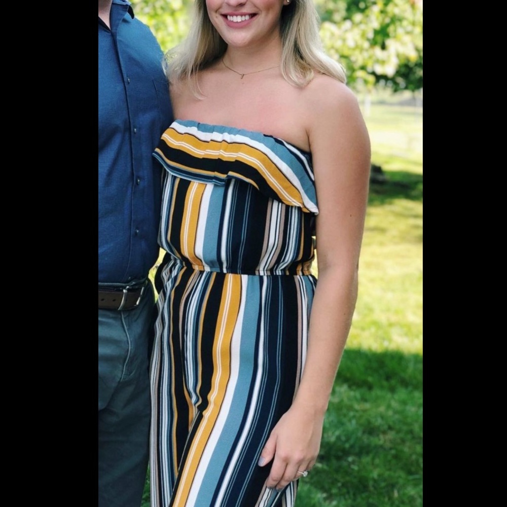 Cinched waist jumpsuit